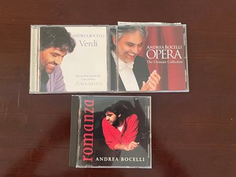 Lot Of 3 Andrea Bocelli CDs M24
