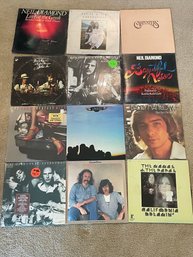 Lot Of Vinyl Records By Various Artists Including The Eagles, The Carpenters, The Cars & More! M34