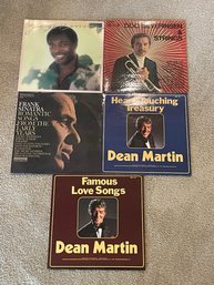 Lot Of Vinyl Records By Various Artists Including Dean Martin, Frank Sinatra & Others! M37