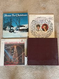 Lot Of Christmas Vinyl Records M41