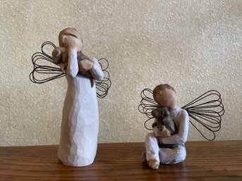 2 Willow Tree Angel Figurines B48