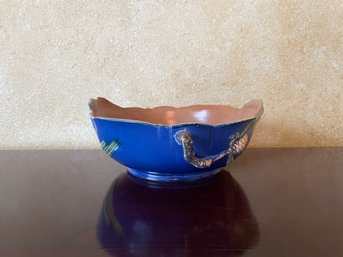 Vintage Roseville Pottery #355-8 'blue Pine Cone' B68