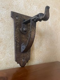 Antique Hand Forged Spanish Revival Handle/wall Hook F37