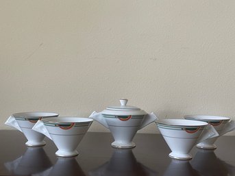 5pc Mikasa Bone China 'deco Rainbow' K39