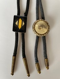 Lot Of 2 Bolo Ties