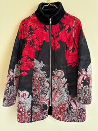 Long Reversible Silk Quilted Jacket C47