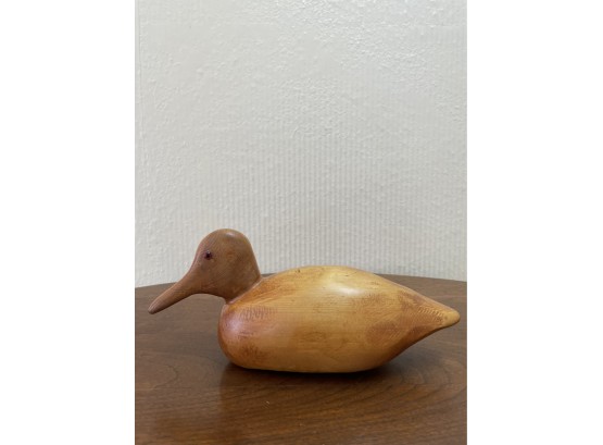 Carved Wooden Duck