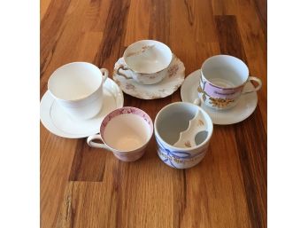 Lot Of Antique Cups