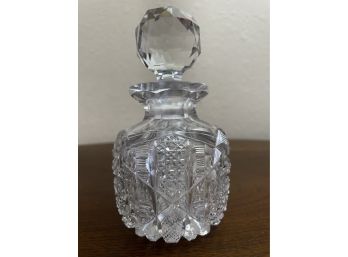 Antique Cut Crystal Decanter