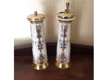 Pair Of Vintage Lenox Salt & Pepper Shakers