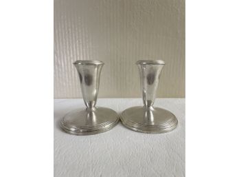 Antique/vintage Sterling Silver Candle Holders