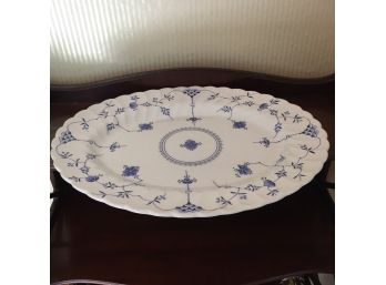 Vintage Myott Findlandia Blue & White Platter