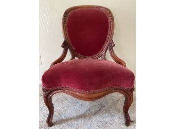 Antique Victorian Parlor Chair