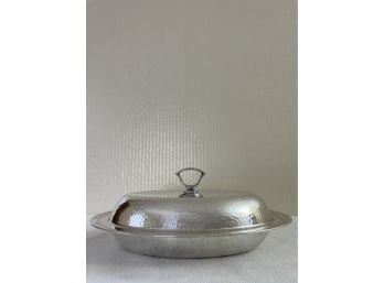 Antique Meridian Silver Covered Dish