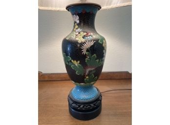 Antique Cloisonne Table Lamp