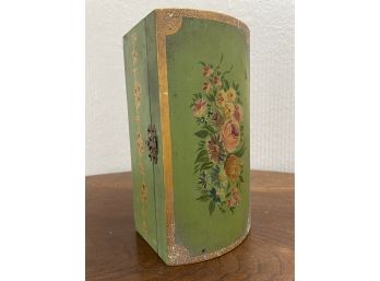 Vintage Wood Hand Painted Box