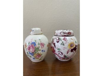 Lot Of 2 Potpourri Jars