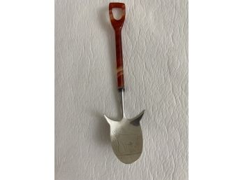 Sterling Silver Spoon With Agate Handle