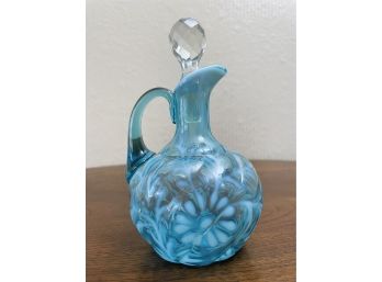 Antique Fenton Blue Cruet