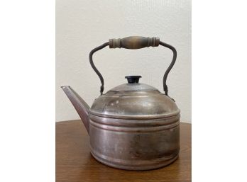 Antique Copper Tea Kettle