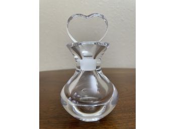 Hand Blown Crystal Perfume Bottle