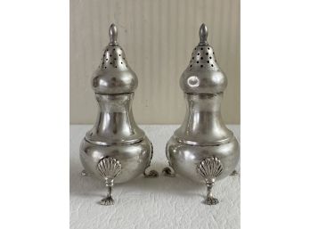 Antique Sterling Silver Salt & Pepper Shakers