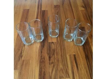 Set Of 5 Glass Tumblers