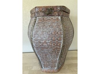 Tall Lidded Basket