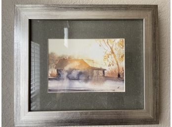 Framed Watercolor