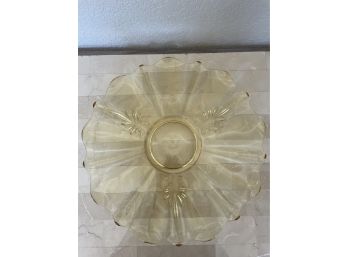 Pressed Glass Plate