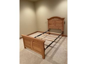 Broyhill Knotty Pine Twin Bed #2