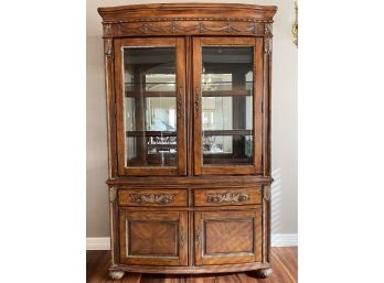 Lighted Bassett China Cabinet