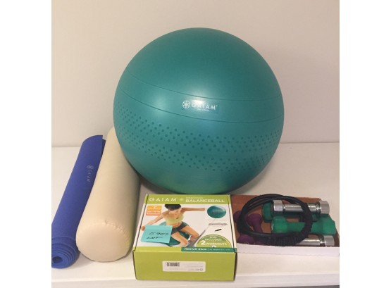 Lot Of Home Exercise Accessories