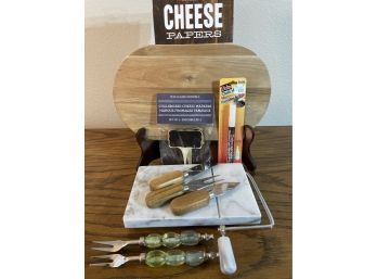 Lot Of Cheese Serving Accessories