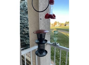 Lot Of 3 Bird Feeders