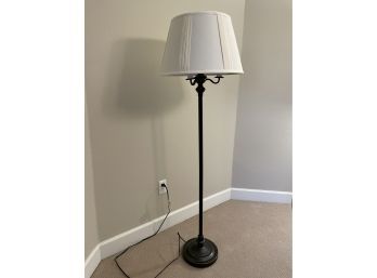 Black Finish Metal Floor Lamp