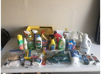 Lot Of Household Cleaning & Maintenance Products