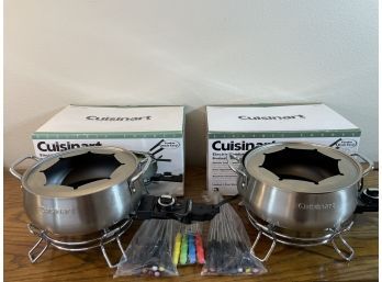 Pair Of Cuisinart Electric Fondue Sets