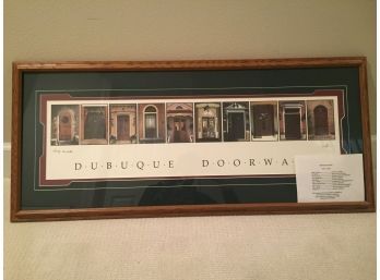 'Debuque Doorways' Frame Poster