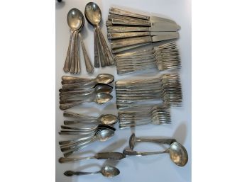 Lot Of Vintage/antique Silverplate Flatware