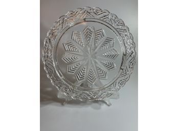 Vintage Federal Glass Cake Plate