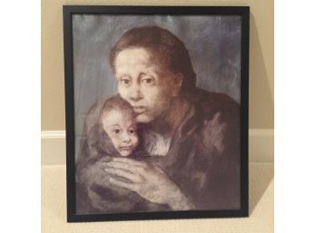 Framed Print Of Mother & Child