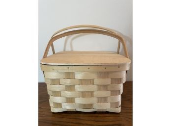 Hand Woven Picnic Basket From Basketville, Putney Vermont