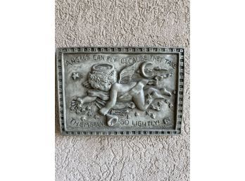 Wall Cast Concrete Wall Plaque