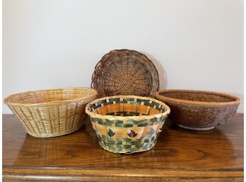 Lot Of 4 Baskets