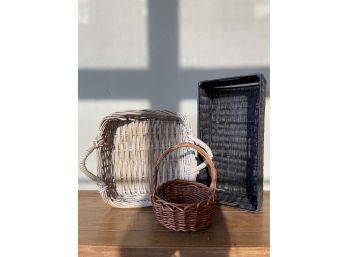 Lot Of 3 Baskets