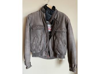 First Gear Leather Motorcycle Jacket