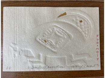 Daryl Howard Embossed Wood Block Print