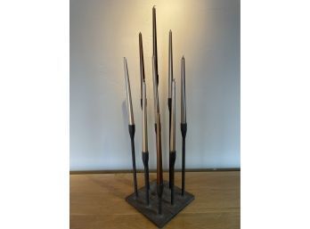 Hand Forged Iron Candelabra