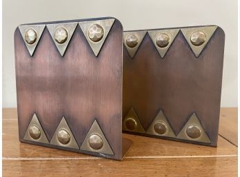 Copper Bookends